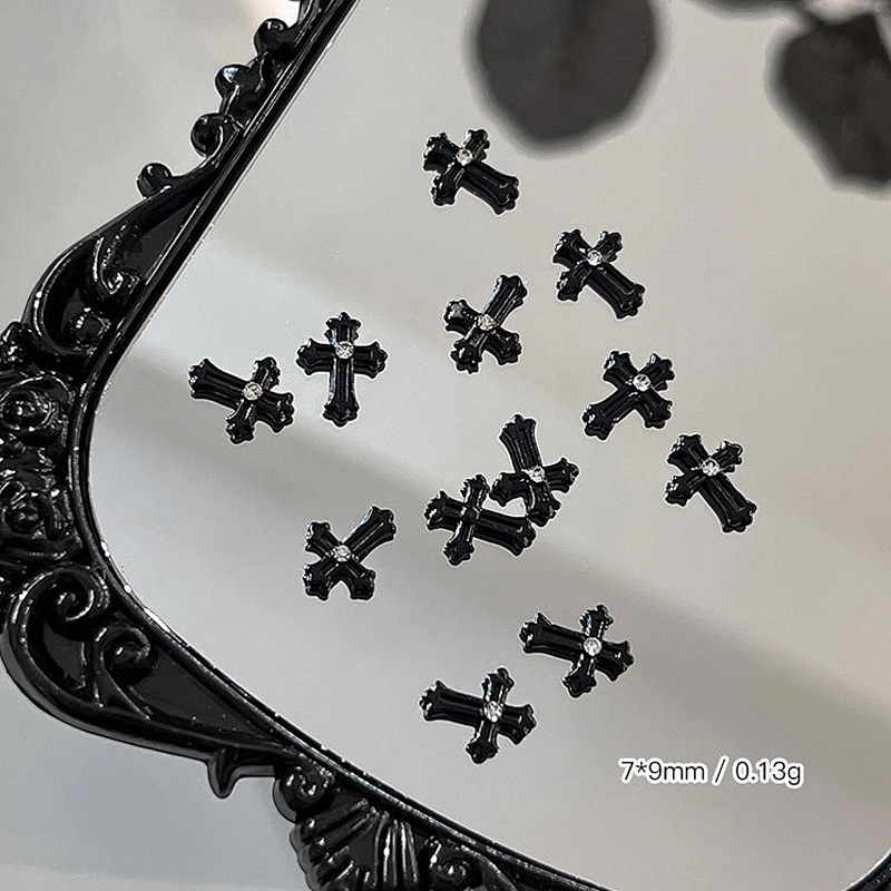 Punk Cross Nail Charms